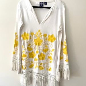 Tory Burch Embroidered Cover Up